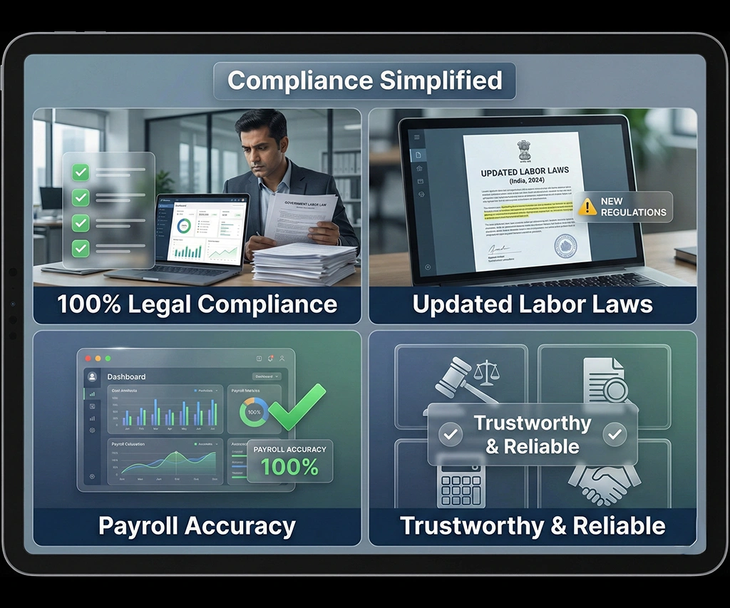 Outsourced HR compliance and payroll management solutions
