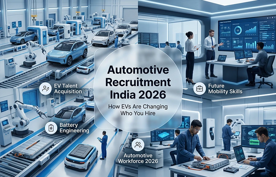 Automotive Recruitment India 2026: EVs Are Changing Who You Hire