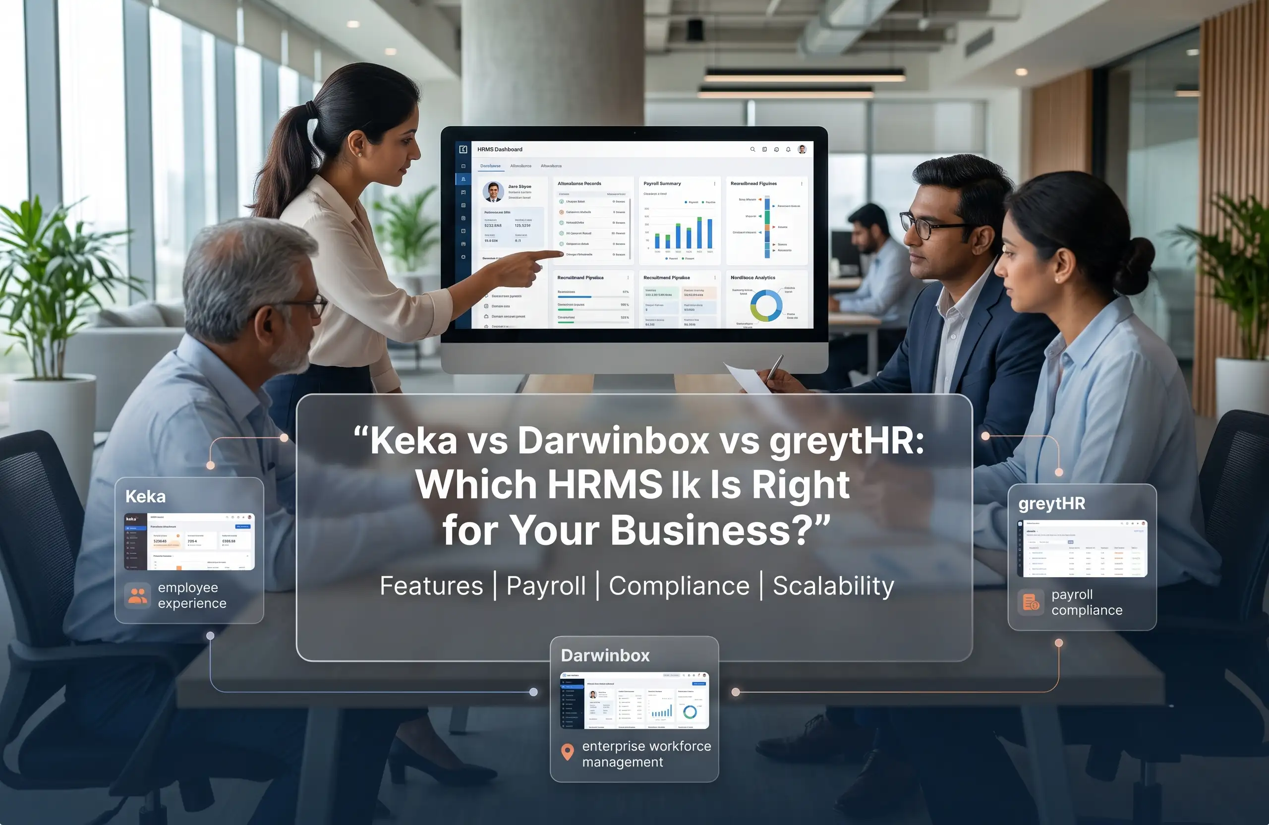 Keka vs Darwinbox vs GreytHR: Which HRMS Is Right for Your Business?