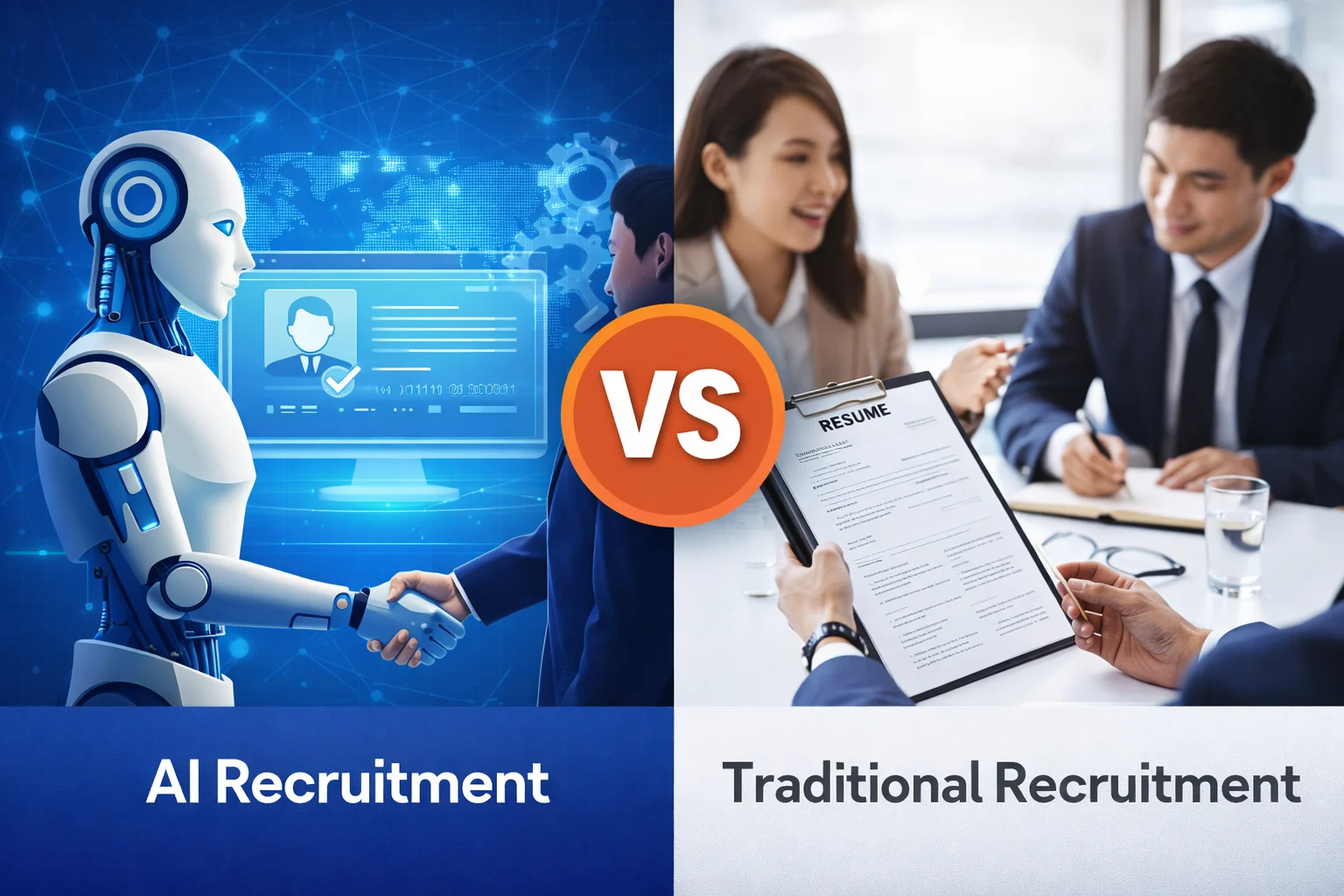 AI vs traditional hiring